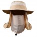 US Hiking Fishing Hat Outdoor Full Neck Face Cover Protector Flap Sun Bucket Cap  eb-67110429